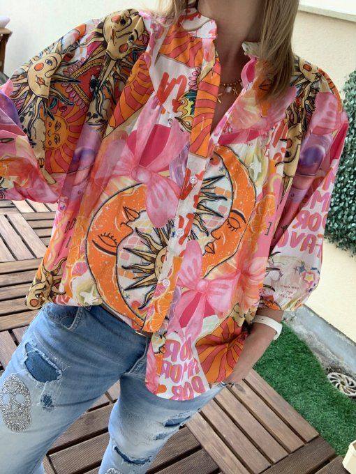 Chemise Pinck jungle 