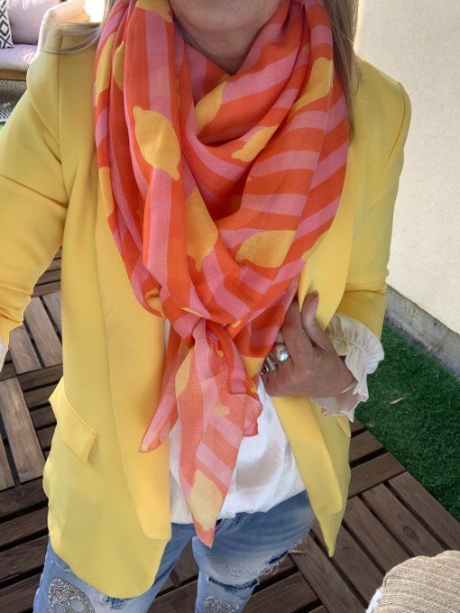 Foulard lemon 