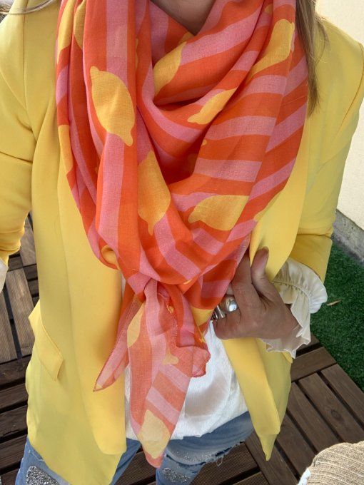 Foulard lemon 
