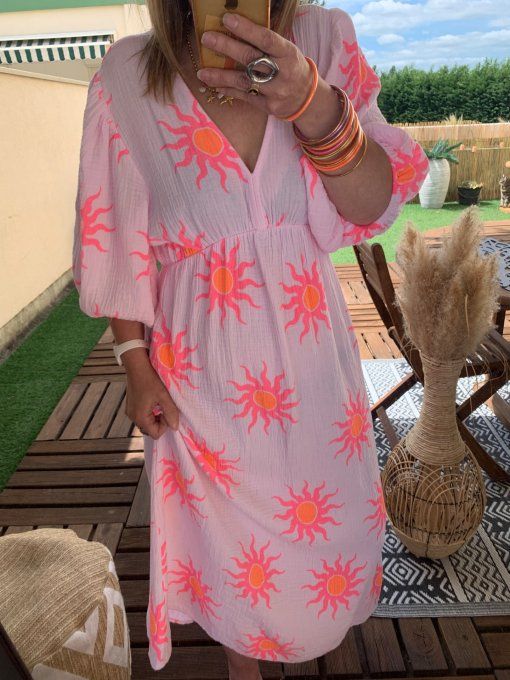 Robe Sun fushia