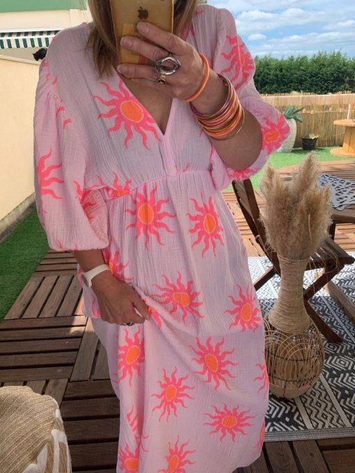 Robe Sun fushia