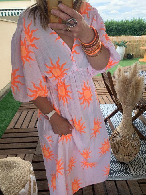 Robe sun orange 