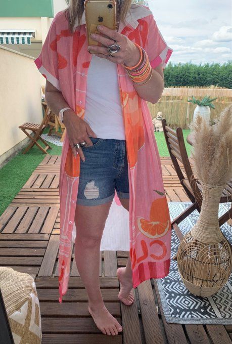 Robe chemise spritz