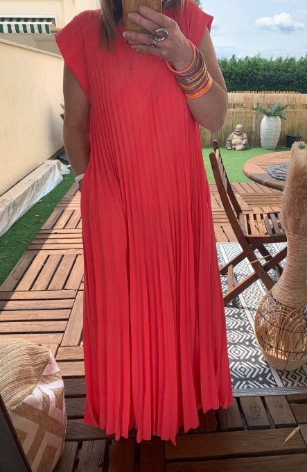 Robe Lola corail 