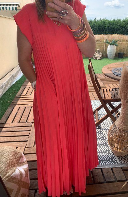 Robe Lola corail 