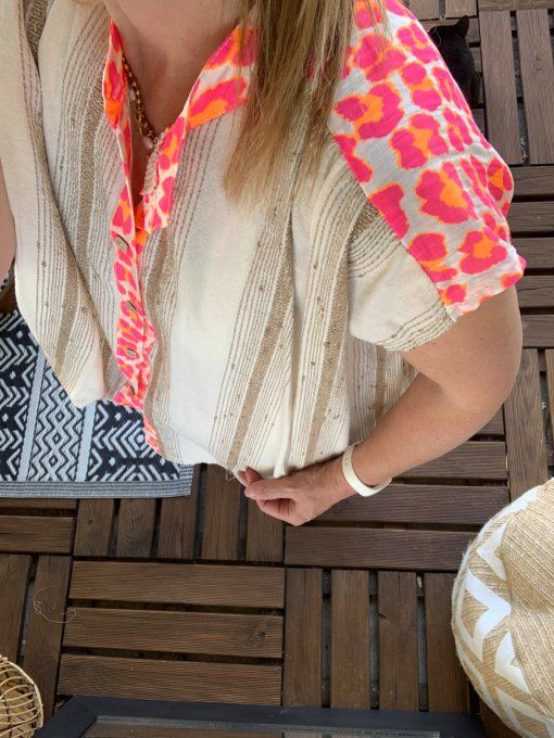 Chemise Coralie fushia 