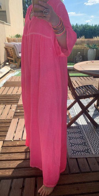 Robe fuschia fluo 